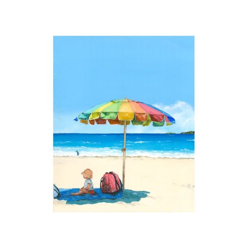 First Beach Day Giclee Print