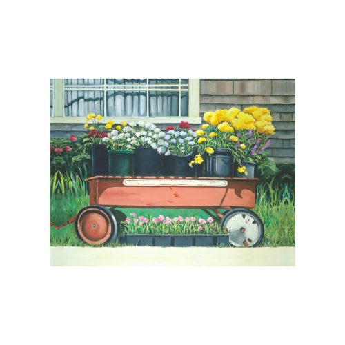 Little Red Wagon Giclee Print
