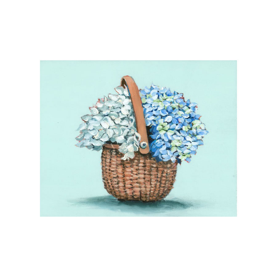Nantucket Lightship Basket Giclee Print