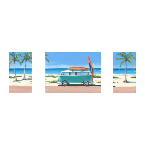 Board Meeting triptych Giclee Print
